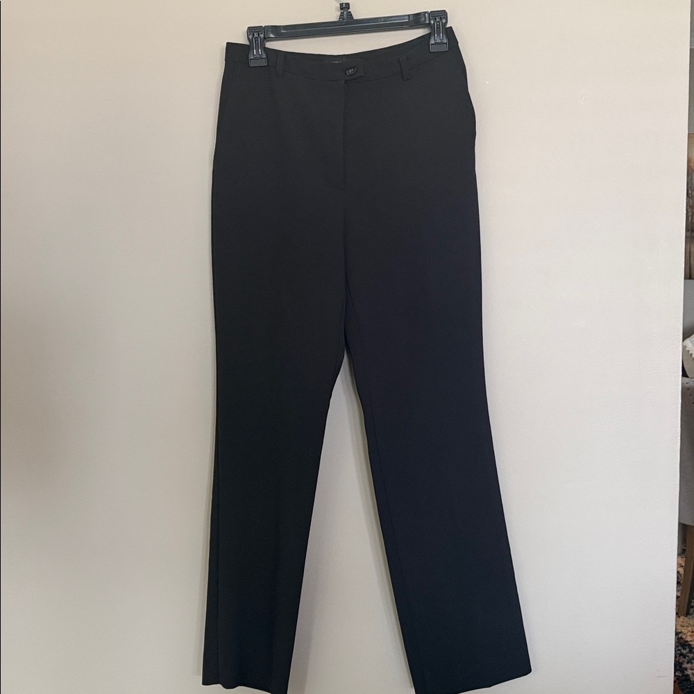 Ann Taylor Petite Black Flared Dress Pants Size 2P